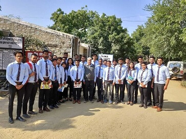 Industrial Visit to Barefoot College & Tilonia Craft - top ranked mba colleges in jaipur Rajasthan india